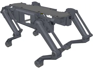 Quadruped 3D Model preview