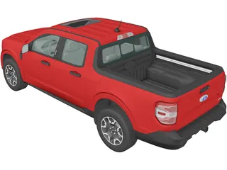Ford Maverick Lariat (2022) 3D Model preview