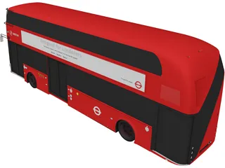 Arriva London bus LT2 (LT61 BHT) 3D Model preview