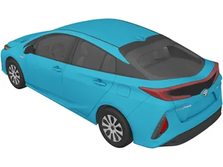 Toyota Prius Prime (2021) 3D Model preview