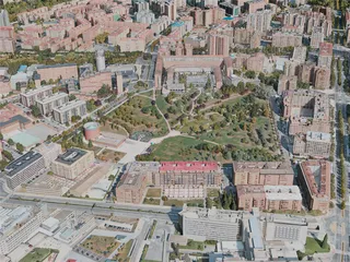 Pamplona City, Spain (2021) 3D Model preview
