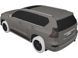 Lexus GX460 (2020) 3D Model preview