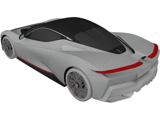 Automobili Pininfarina Battista (2020) 3D Model preview