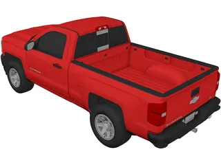 Chevrolet Silverado 3D Model preview