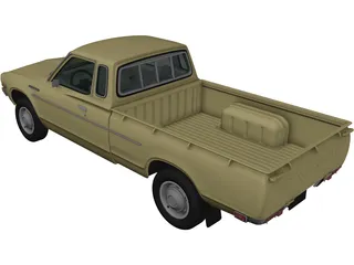 Datsun 620 KingCab (1977) 3D Model preview