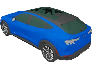 Ford Mustang Mach-E (2021) 3D Model preview