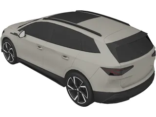 Skoda Enyaq iV (2022) 3D Model preview
