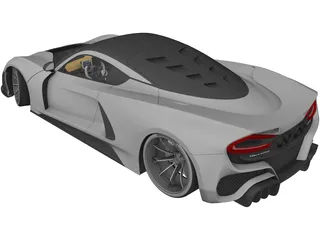 Hennesey Venom F5 (2022) 3D Model preview