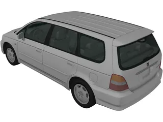 Honda Odyssey (1999) 3D Model preview