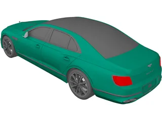 Bentley Flying Spur Hybrid (2022) 3D Model preview