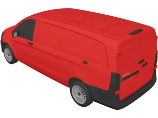 Mercedes-Benz Metris Cargo Van (2021) 3D Model preview