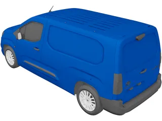 Toyota ProAce City Van (2021) 3D Model preview