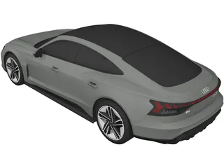 Audi e-tron GT (2022) 3D Model preview