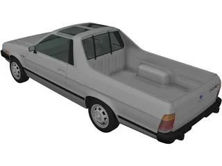 Subaru Brat GL (1981) 3D Model preview