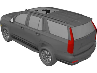 Cadillac Escalade (2021) 3D Model preview