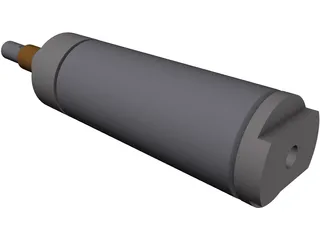 Air Cylinder 3D Model preview