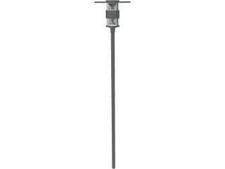 Poulsen Street Lamp 3D Model preview