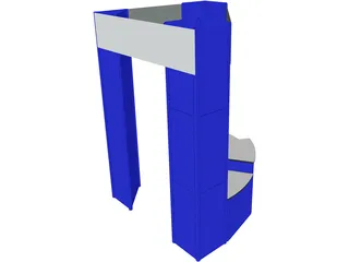 Tradeshow Display 3D Model preview