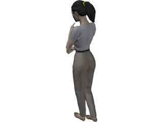 Woman 3D Model preview