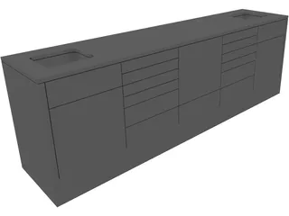 Dental Counter 3D Model preview