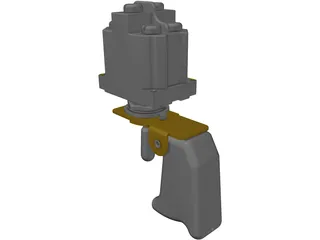 Cuttler&Hammer Toggle Switch with Guard 3D Model preview