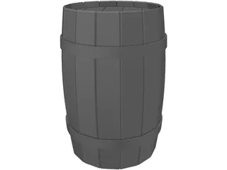 Barrel 3D Model preview