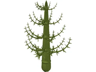Prehistoric Calamite 3D Model preview