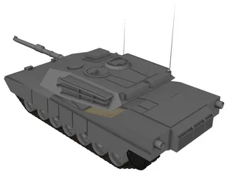 M1A1 Abrams 3D Model preview