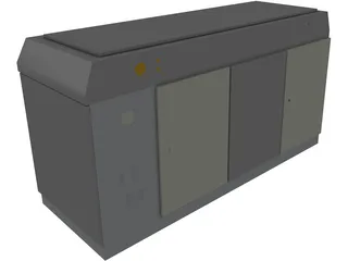 GSI Lumonics MW Classic Series Laser 3D Model preview