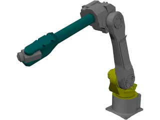 Fanuc Robotics M-16iB10L Robotic Arm 3D Model preview