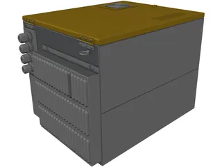 Fanuc Robotics RJ3 A-Size Control Cabinet 3D Model preview