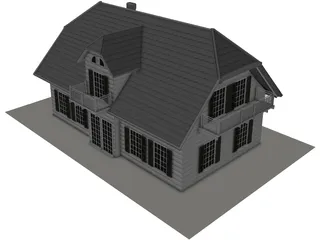 House Doetinchem Holland 3D Model preview