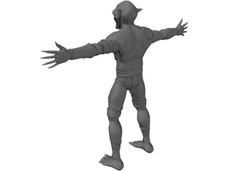 Orc 3D Model preview