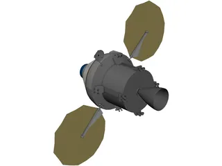 Orion Spacecraft 3D Model preview