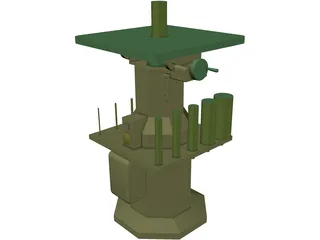 Spindle Sander Jet OVS_10 3D Model preview