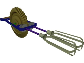 Egg Beater 3D Model preview