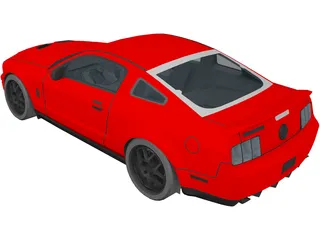 Ford Mustang Shelby GT500 3D Model preview