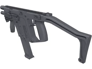 SMG Vector 45ACP 3D Model preview