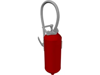 Fire Extinguisher 3D Model preview