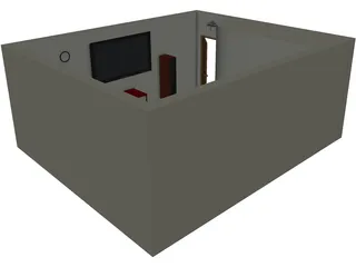 Bedroom 3D Model preview
