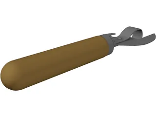 Can Opener 3D Model preview