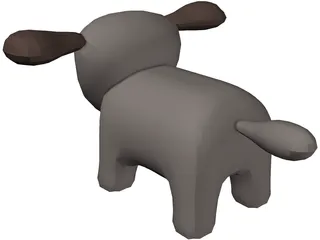 Toy Dog 3D Model preview