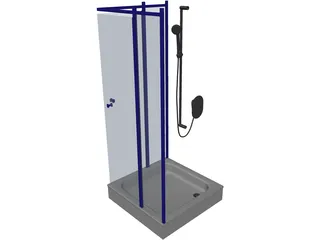 Shower 3D Model preview