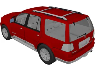 Lincoln Navigator (2004) 3D Model preview