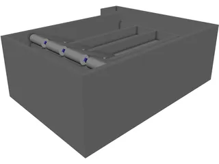 Waste Water Filter 3D Model preview