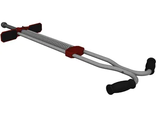 Pogo Stick 3D Model preview