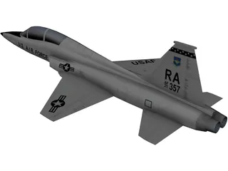Northrop T-38 Talon 3D Model preview