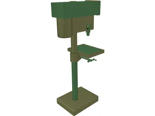 Rockwell Drill Press 3D Model preview