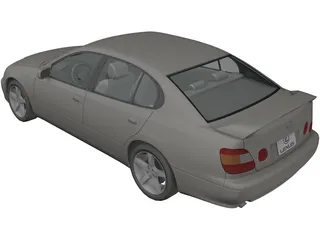 Lexus GS300 3D Model preview