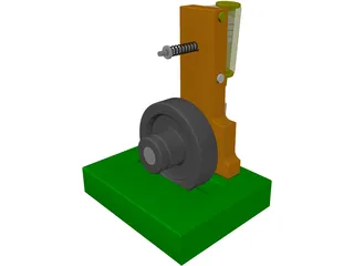 Steam Motor Assembly 3D Model preview